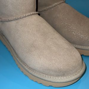 UGG | Shoes | Ugg Mini Bailey Bow Twinkle Boots In Grey Goat Color ...